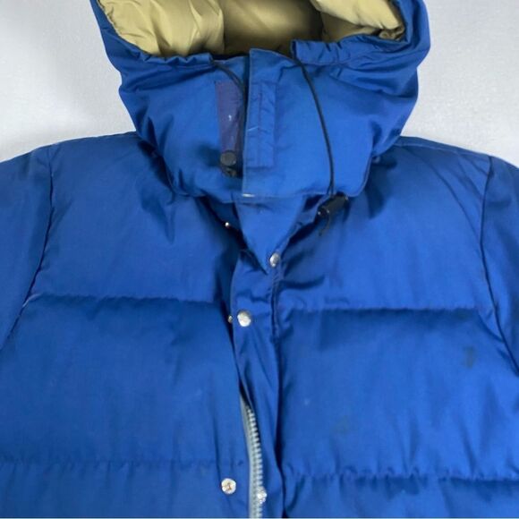 Vintage The North Face Jacket 70s Small Down Puffer Blue USA Expedition Coat 80s - Picture 6 of 14